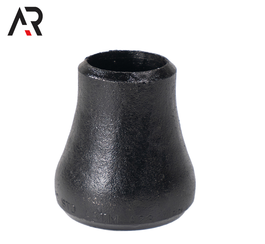 Buttweld Steel Reducer Pipe Fitting Astm A234Wpb Carbon Black Painting 