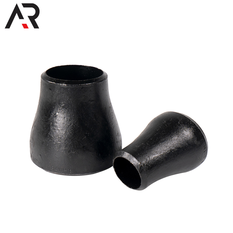 Butt Welded Seamless Black Paint Pipe Fittings Concentric Eccentric Reducer