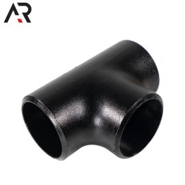 Black Painting Butt Welding Astm A234Wpb 4Inch Sch40 Equal Tee