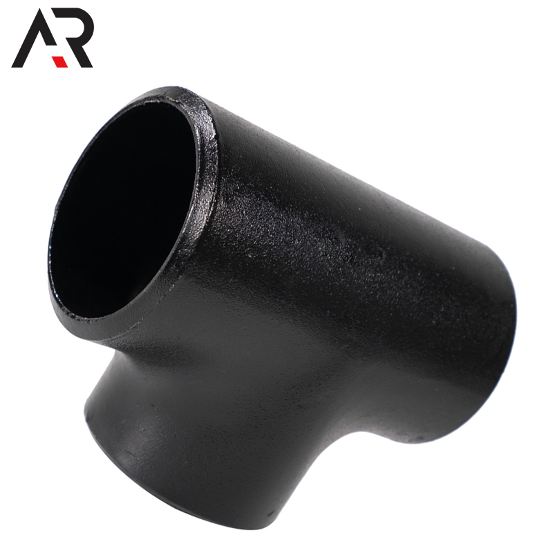 Black Painting Butt Welding Astm A234Wpb 4Inch Sch40 Equal Tee