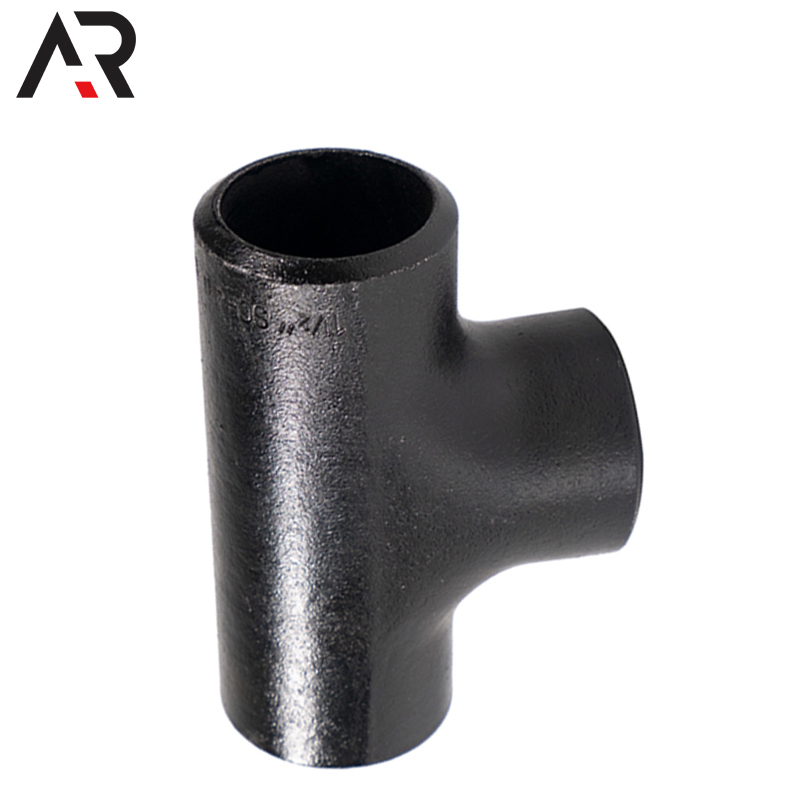 Din2615 Carbon Steel Black Painting Pipe Fitting Bw Equal Tee