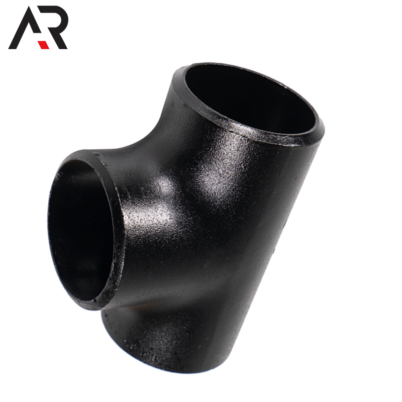 Din2615 Carbon Steel Black Painting Pipe Fitting Bw Equal Tee