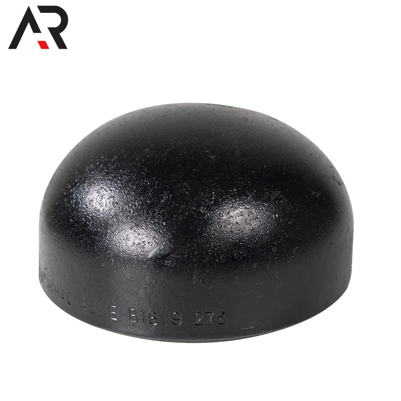 Astm A234Wpb Carbon Steel Black Painting Butt Weld End Cap