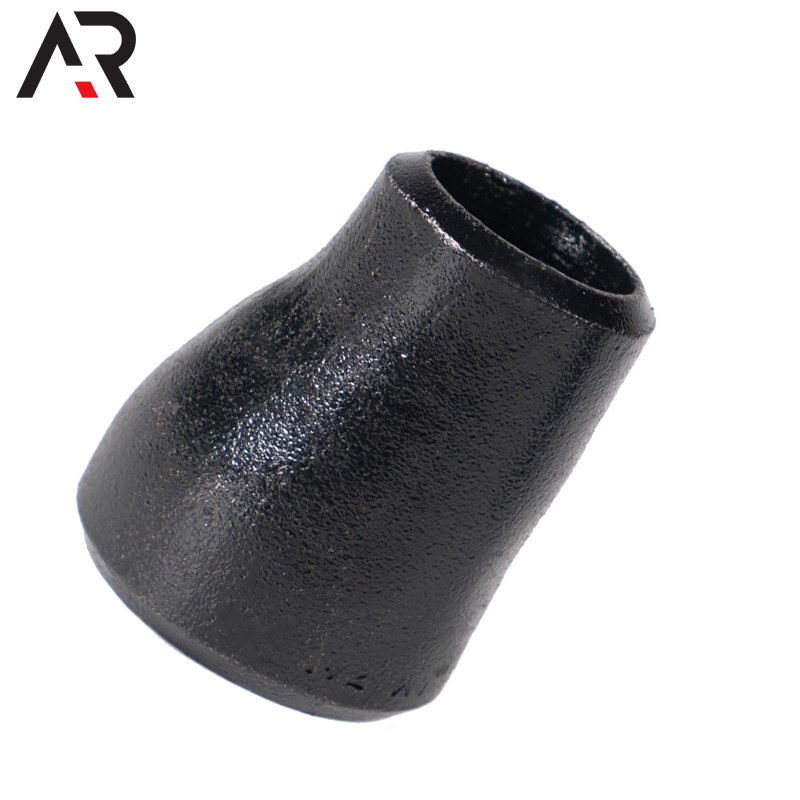 Astm A234 Wpb Carbon Butt Weld Pipe Fitting Black Painting Sch40 Reducer