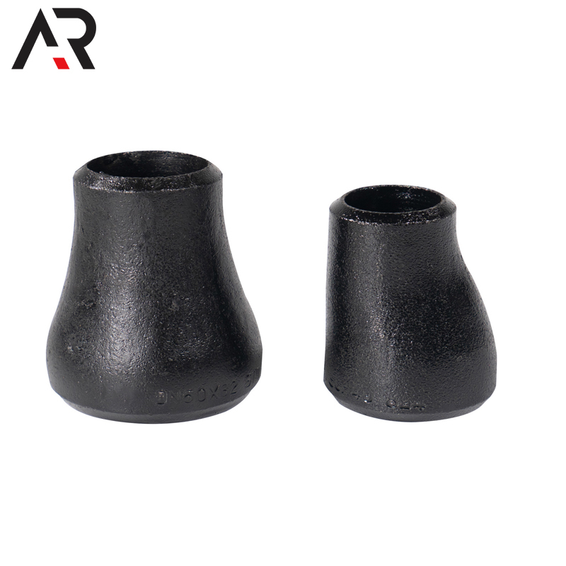 Buttweld Steel Reducer Pipe Fitting Astm A234Wpb Carbon Black Painting 